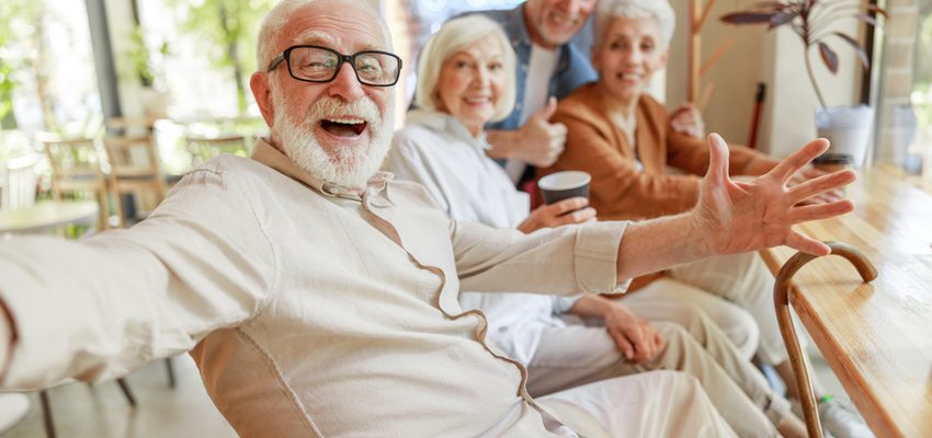 A group of happy seniors.